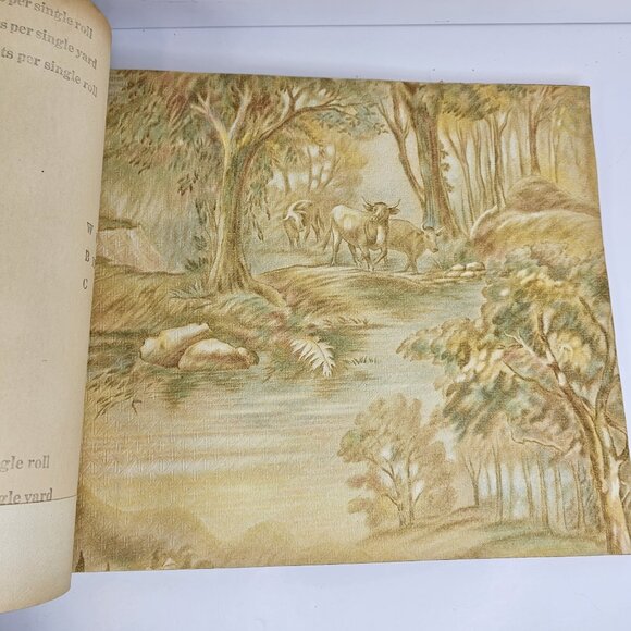 1935 Charm Wall Paper Sample Book Wallpaper Salesman Oversized Large Seattle USA - Picture 7 of 16